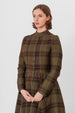 Victorian Coat, Long Sleeve, Twill Linen, Oak Tartan#color_oak-tartan