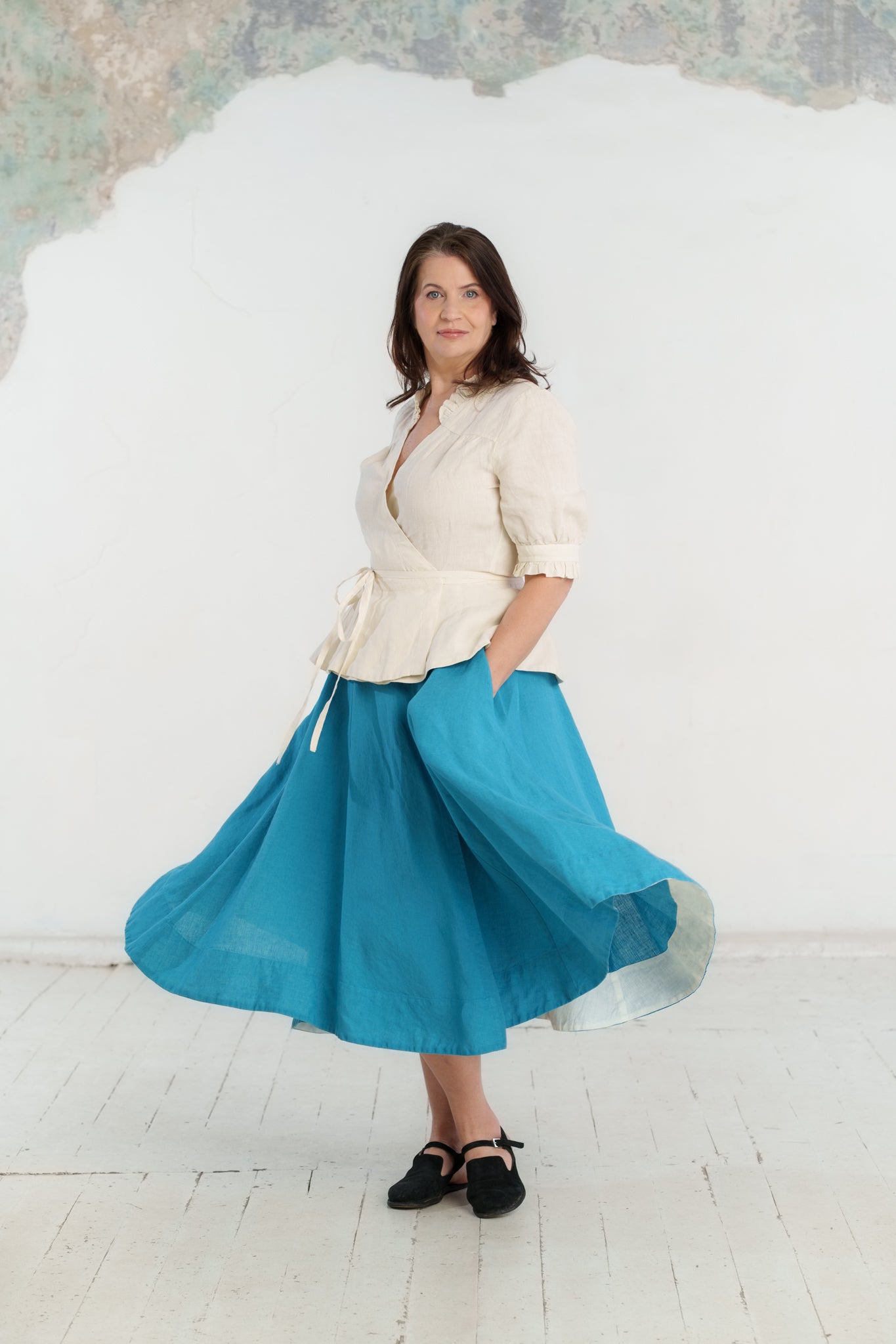 Wrap Skirt, Hawaiian Ocean
#color_hawaiian-ocean