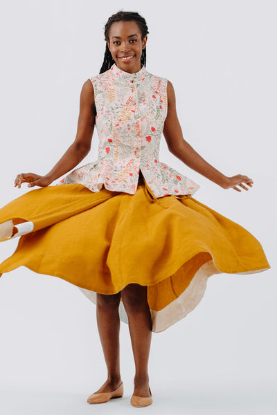 Wrap Skirt, Marigold#color_marigold