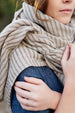 Palisandra Scarf, Natural Stripe#color_natural-stripe